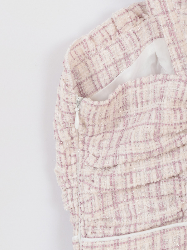 裾ファーキャミワンピース 詳細画像 千鳥 16