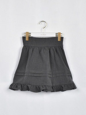 裾タックボリュームスカート