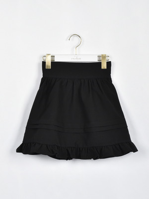 裾タックボリュームスカート