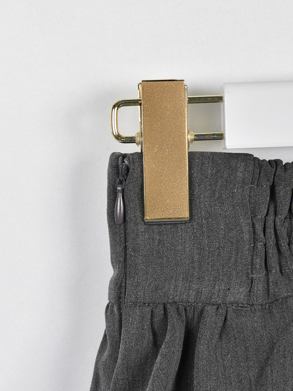 裾タックボリュームスカート 詳細画像 ブラック 16