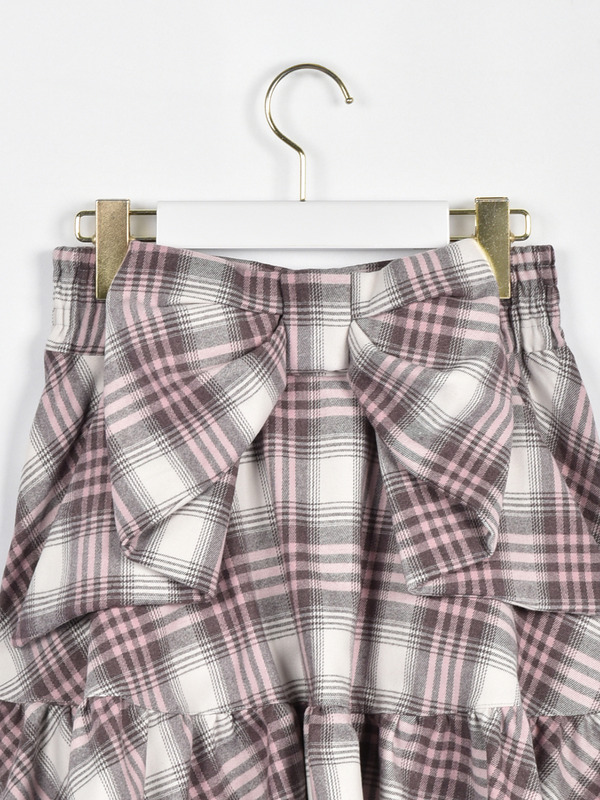 ミディアムバックリボンスカート 詳細画像 千鳥 16