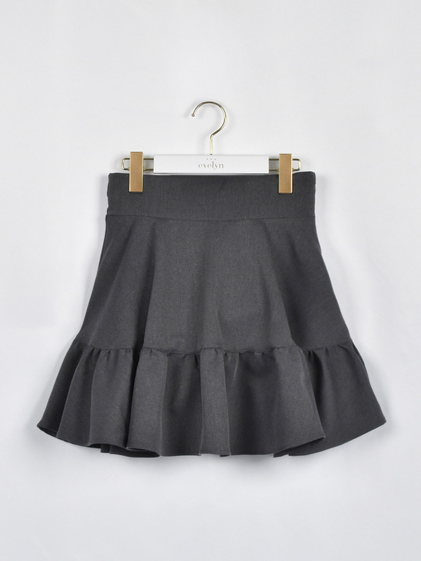 ミディアムバックリボンスカート 詳細画像 チャコール 1