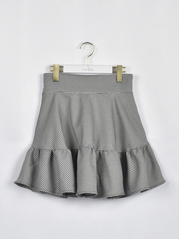 ミディアムバックリボンスカート 詳細画像 千鳥 1