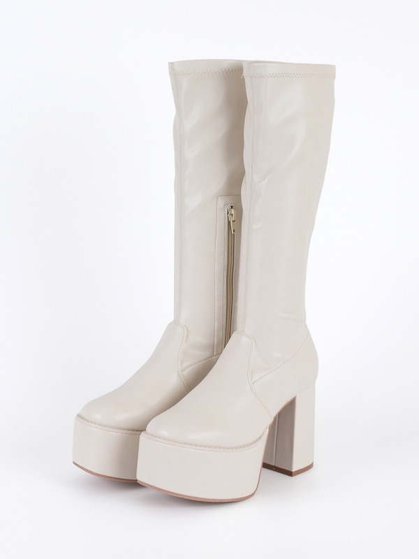 オリジナル厚底ブーツ 詳細画像 オフホワイト 16