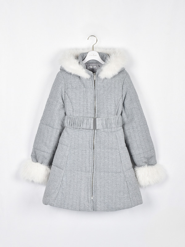 ファーダウンフレアコート 詳細画像 ブラック 16