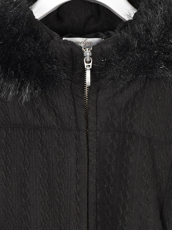 ファーダウンフレアコート 詳細画像 ブラック 11