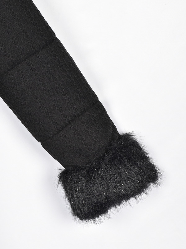 ファーダウンフレアコート 詳細画像 ブラック 11