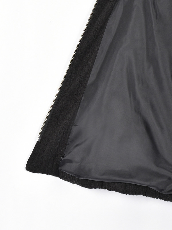 ファーダウンフレアコート 詳細画像 ブラック 11