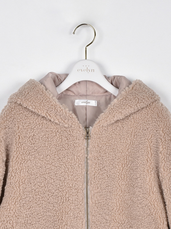 リボンボアコート 詳細画像 オフホワイト 11