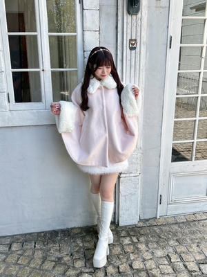 ビジューポンチョコート