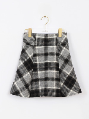 チェックボックスミニスカート