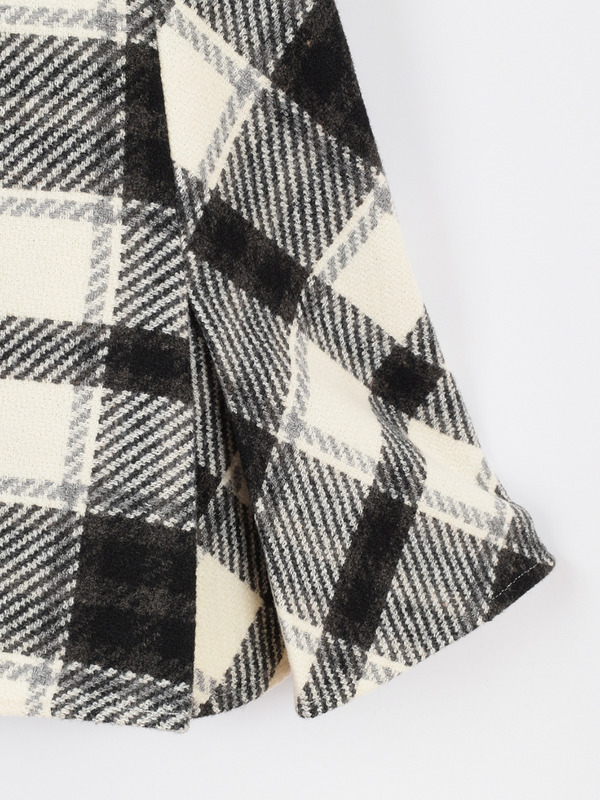 チェックボックスミニスカート 詳細画像 オフホワイト 11