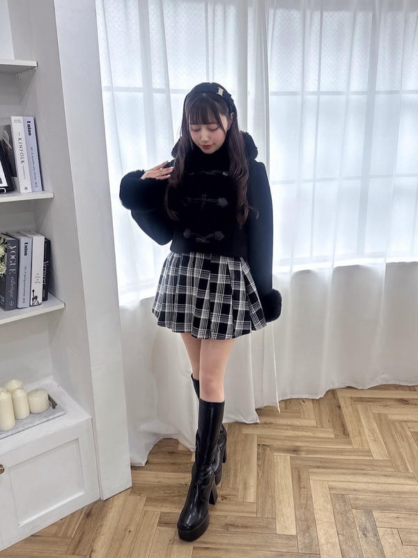 ショートダッフルコート 詳細画像 ブラック 16