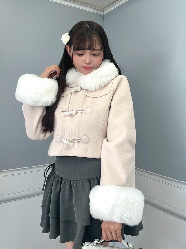 ショートダッフルコート 詳細画像 ピンク 1