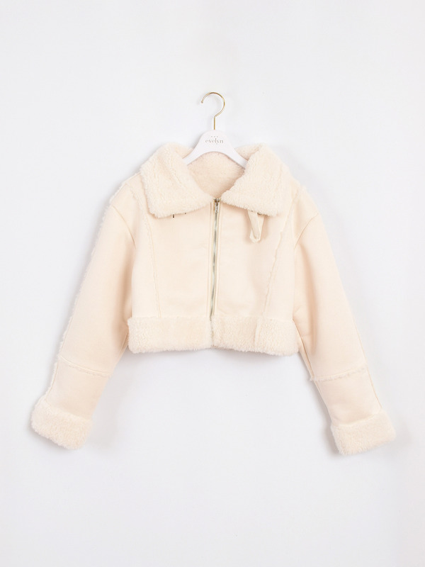 ムートンショートコート 詳細画像 ブラック 11