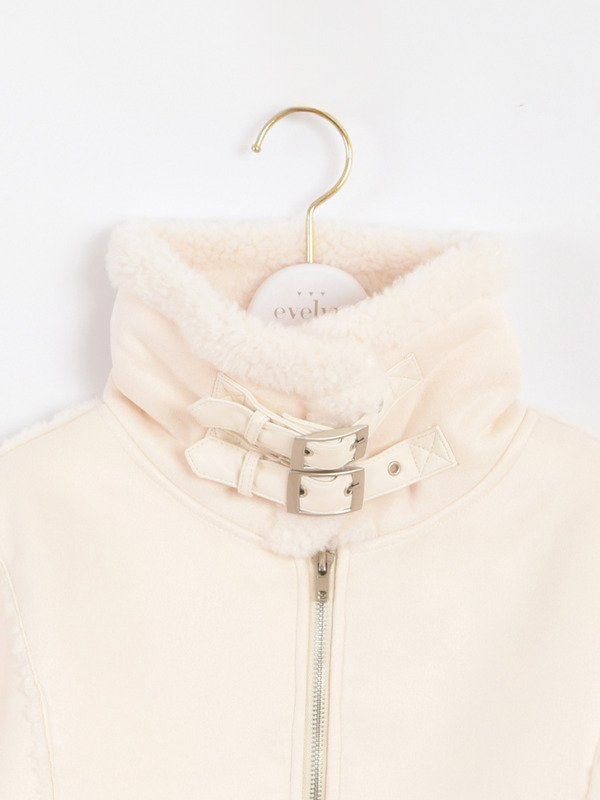 ムートンショートコート 詳細画像 ブラック 11