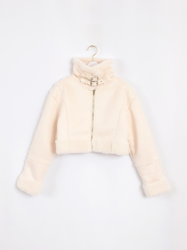 ムートンショートコート 詳細画像 オフホワイト 1