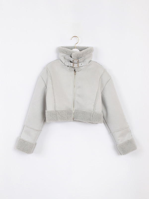 ムートンショートコート 詳細画像 アイスブルー 1