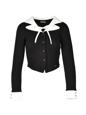 Collar Shirt Cardigan Tops