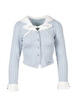 Collar Shirt Cardigan Tops