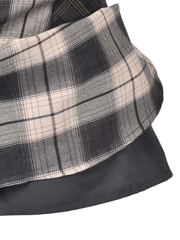 Check Gather Mini Skirt 詳細画像 ブラウンチェック 11