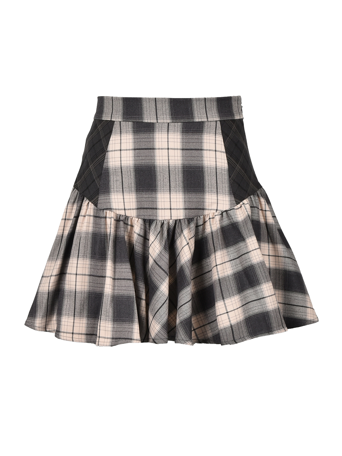 Check Gather Mini Skirt｜evelyn（エブリン）公式通販サイト