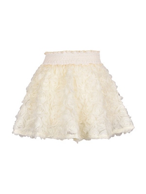 Rose Tulle Mini Skirt