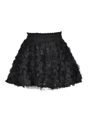 Rose Tulle Mini Skirt