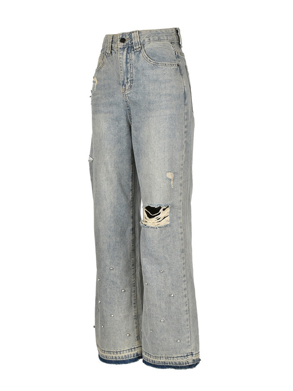 Bijou Damage Denim Pants 詳細画像 デニム 11