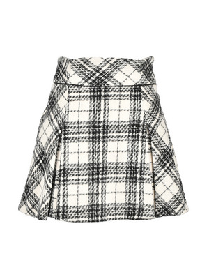 Check Tight Mini Skirt