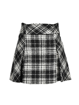 Check Tight Mini Skirt