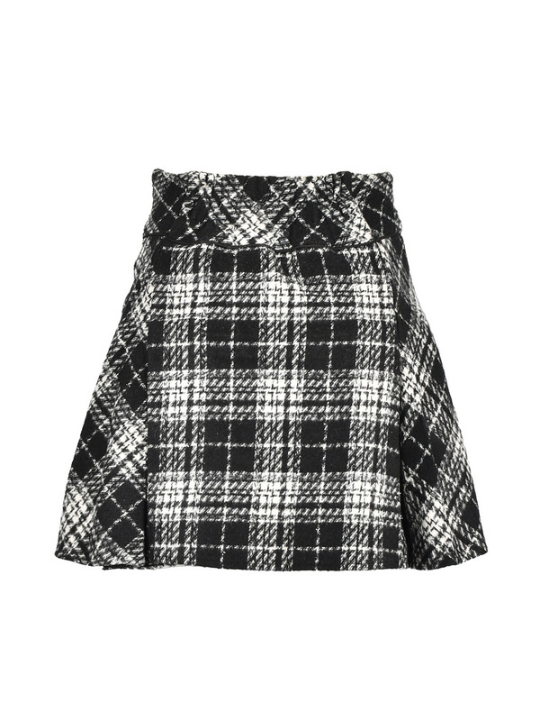 Check Tight Mini Skirt 詳細画像 ブラック 11