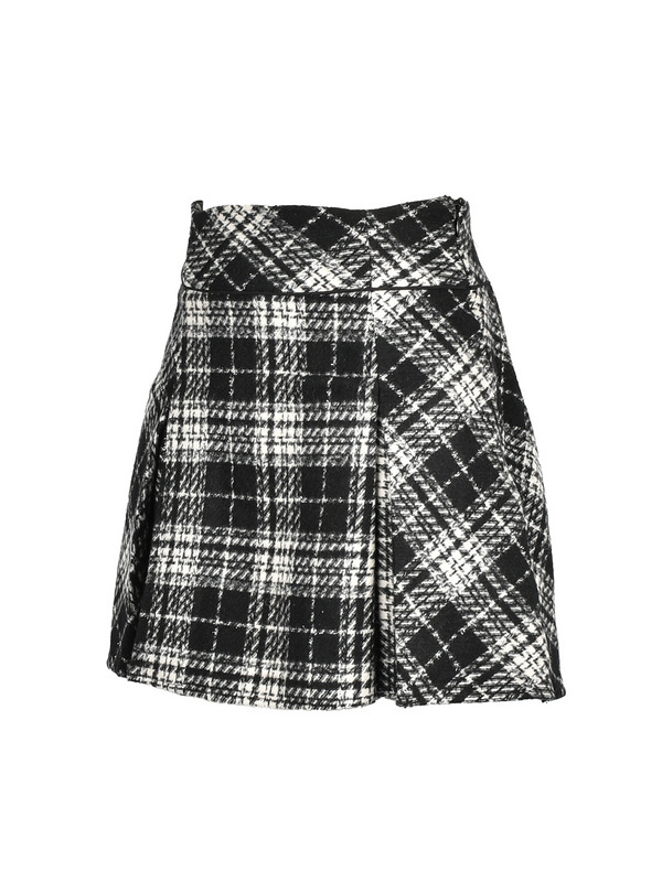 Check Tight Mini Skirt 詳細画像 ブラック 11