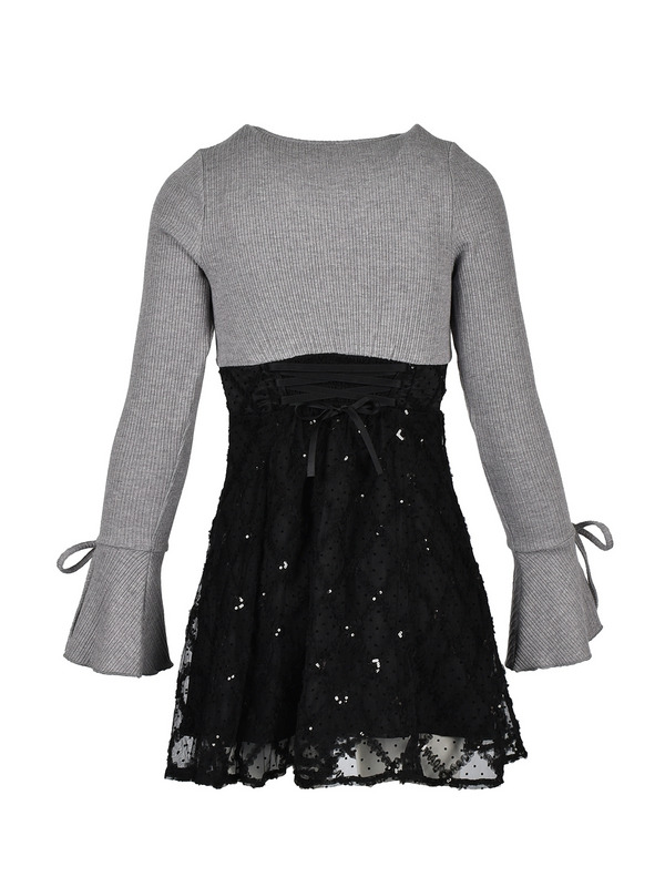 Tulle Docking Mini Onepiece 詳細画像 ブラック 11