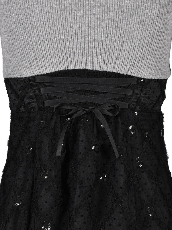 Tulle Docking Mini Onepiece 詳細画像 ブラック 11