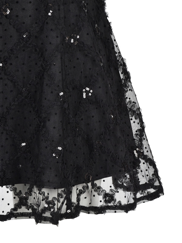 Tulle Docking Mini Onepiece 詳細画像 ブラック 11