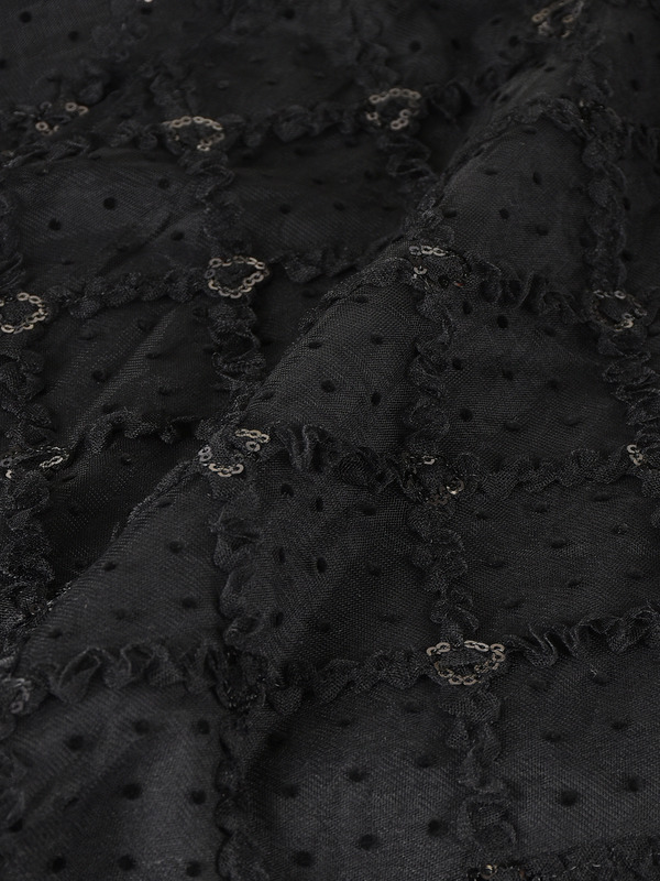 Tulle Docking Mini Onepiece 詳細画像 ブラック 11