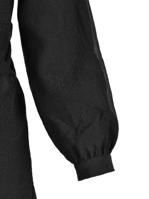 American Sleeve Frill Mini Onepiece 詳細画像 ブラック 11