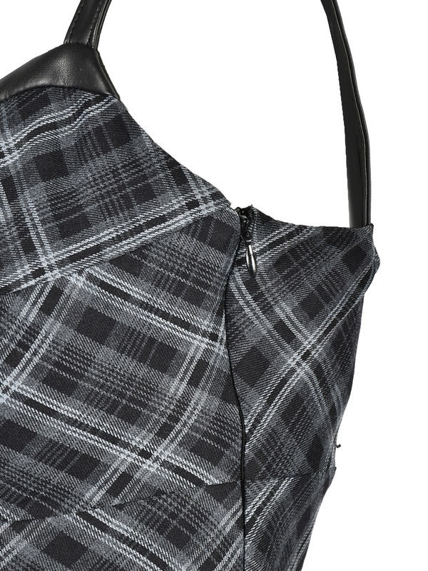 Heart Cut Check Cami Onepiece 詳細画像 ネイビー 11