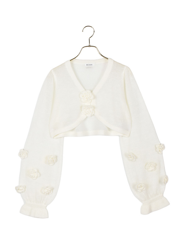 Rose Sheer Bolero 詳細画像 オフホワイト 1
