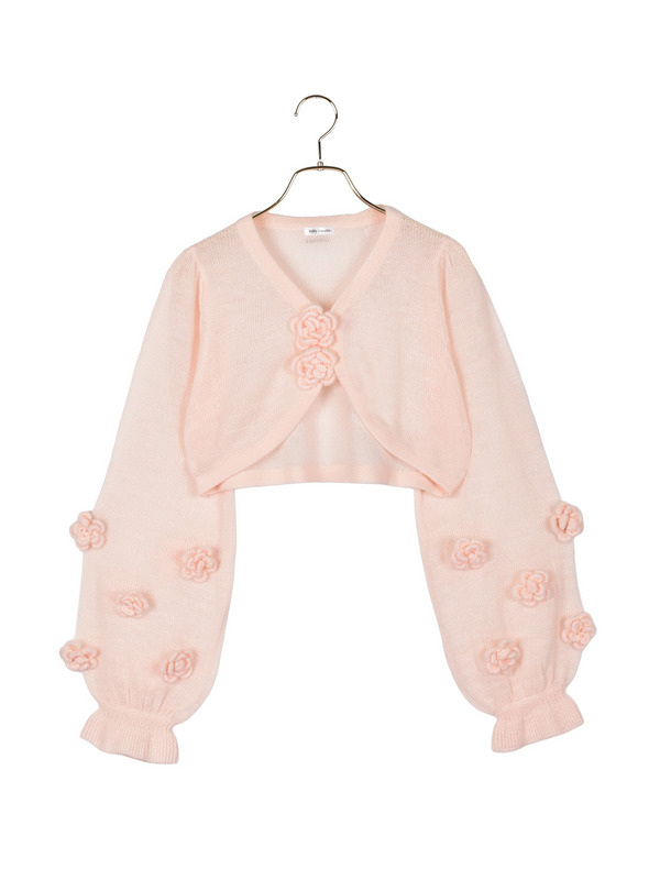 Rose Sheer Bolero 詳細画像 ピンク 1