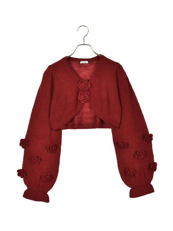 Rose Sheer Bolero 詳細画像 ワイン 1