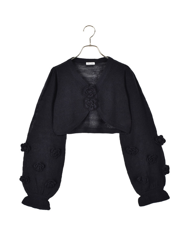 Rose Sheer Bolero 詳細画像 ネイビー 1