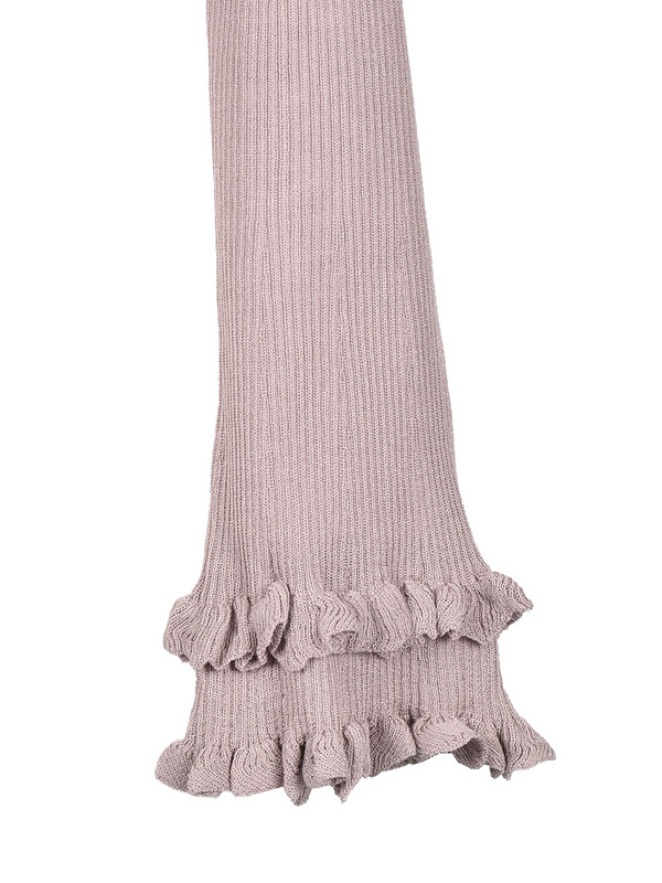 Ribbon Ruffle Knit Cardigan Onepiece 詳細画像 ピンク 11