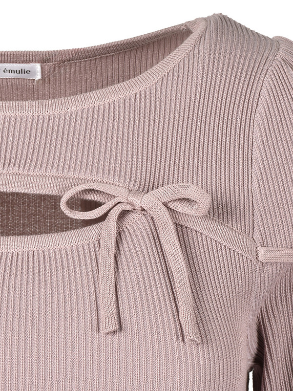 Bijou Sheer Knit Mermaid Onepiece 詳細画像 ブラック 11