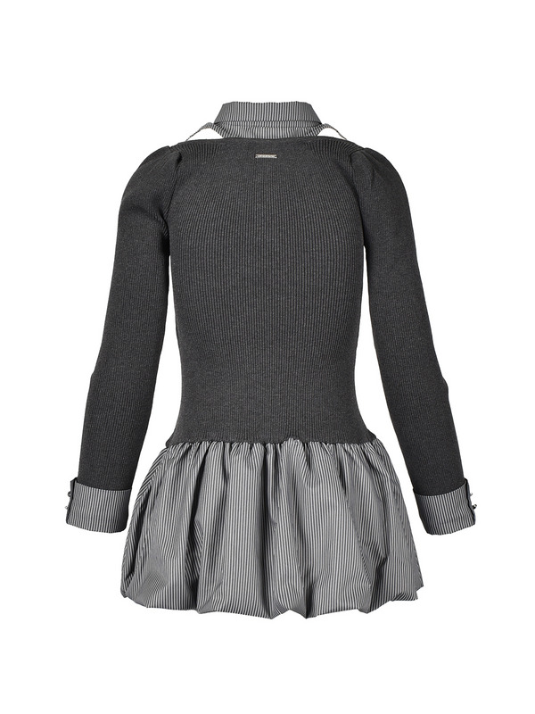 Balloon Knit Mini Onepiece 詳細画像 チャコール 11