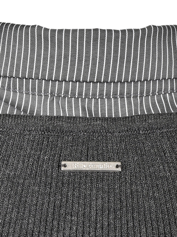 Balloon Knit Mini Onepiece 詳細画像 チャコール 11