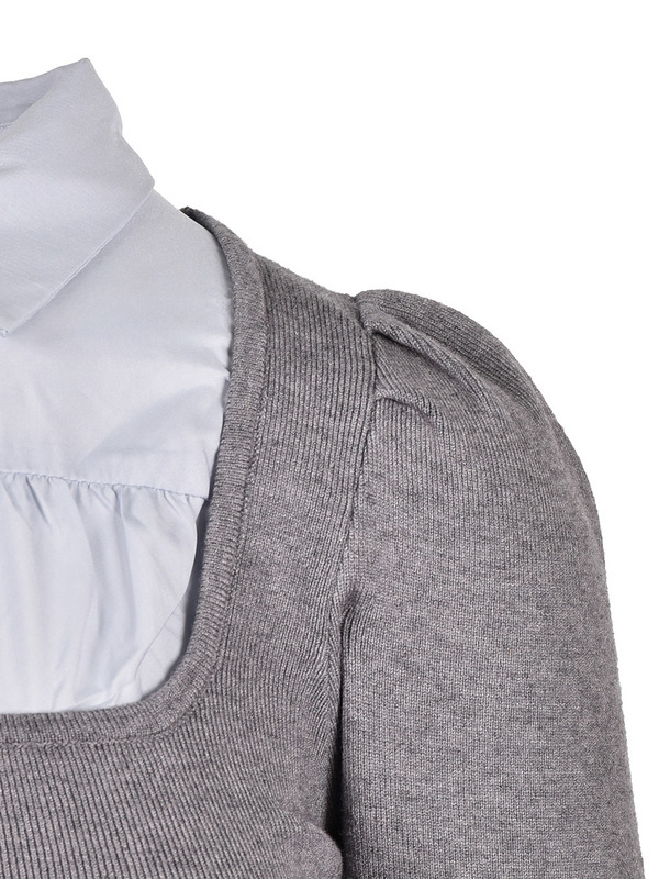 Tie Drawstring Shirt Knit 詳細画像 オフホワイト 11