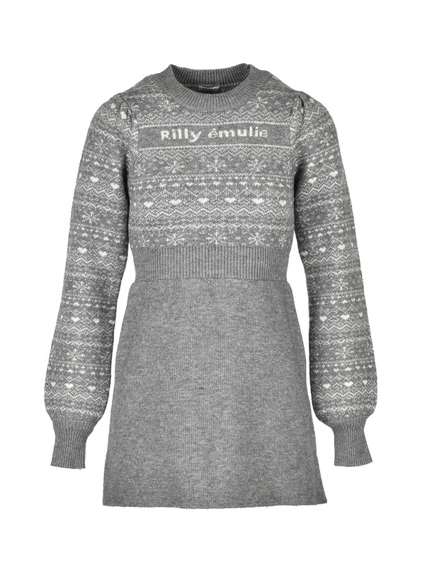 Rilly emulie Mini Knit Onepiece 詳細画像 グレイ 1