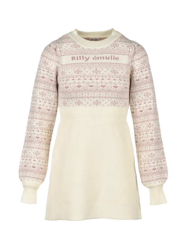 Rilly emulie Mini Knit Onepiece 詳細画像 オフホワイトピンク 1
